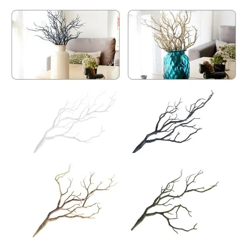 

E8BD Artificial Tree Branch Fake Foliage Plant Tree Branches Props for Wedding Ceremony Ritual Flower Props
