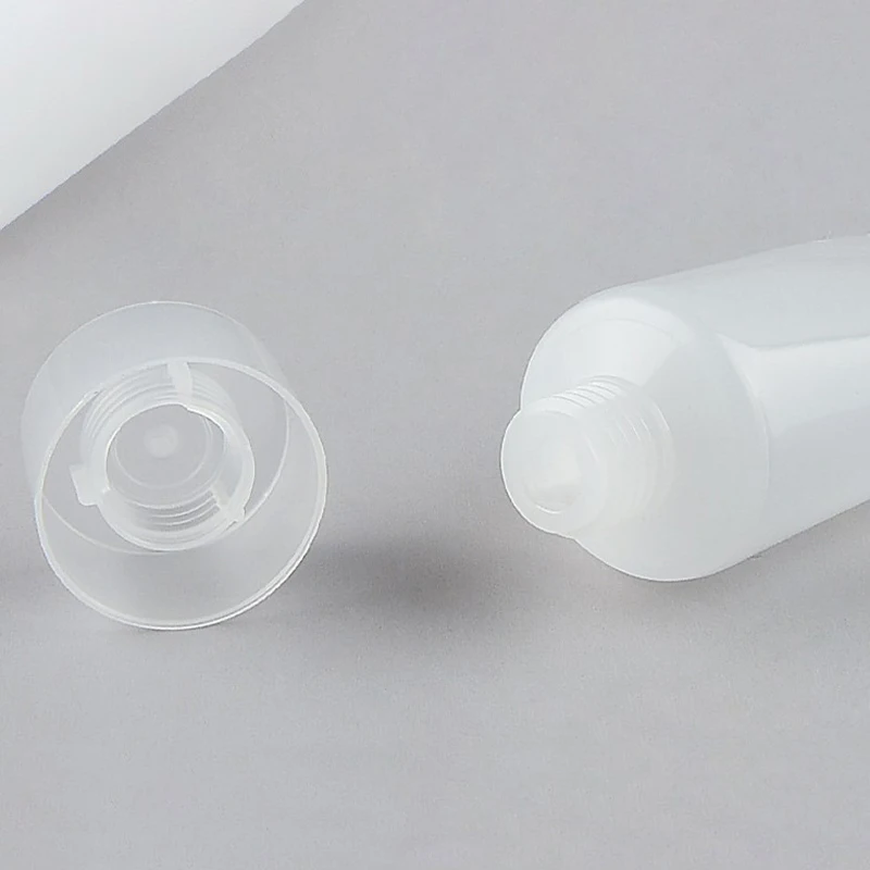 10ml 15ml 30ml 50ml Frosted Clear Plastic Soft Tubes Empty Cosmetic Cream Emulsion Lotion Packaging Containers