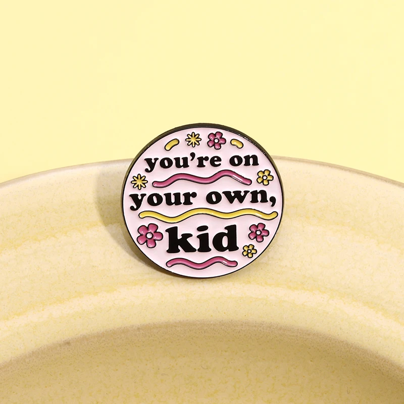 Music Songs Album Enamel Pins Female Singer You\'re On Your Own Levender Haze Metal Brooches Lapel Badge Fans Jewelry Collection