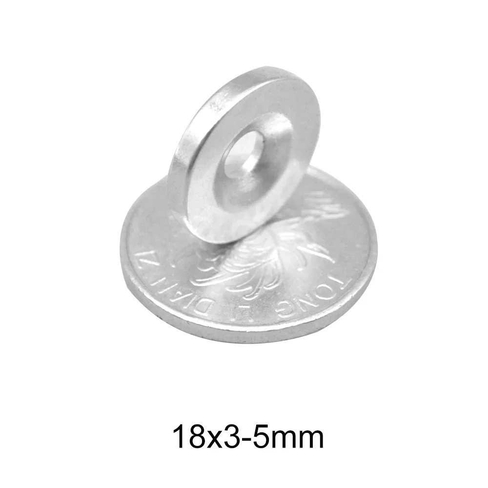 18x3-5 MM Disc Magnets 18*3 MM Hole 5 MM For Home Refrigerators, Offices DIY 18x3-5 MM Powerful Round Magnet 18*3-5