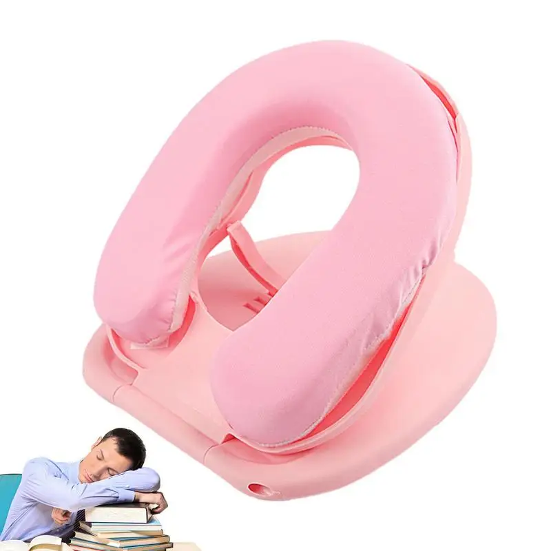 

Napping Pillows For Desk Nap Sleeping Cushion For Office Desk School Travel Salon Foldable U-Shaped Pillow Nap Artifact Office