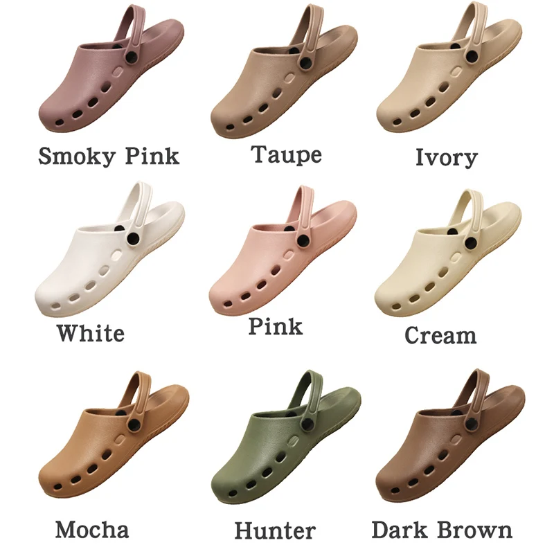 Nurse Scrub Clogs Pet Hospital Working Shoes Unisex Doctor Shoes Healthcare Service Scrub Slippers Breathable Garden Sandols X07