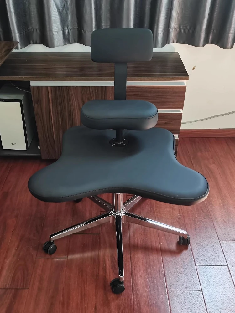 Ergonomic Cross Legged Chair with Wheels Home or Office Furniture Versatile Kneeling Chair Height Adjustable Desk Computer Chair