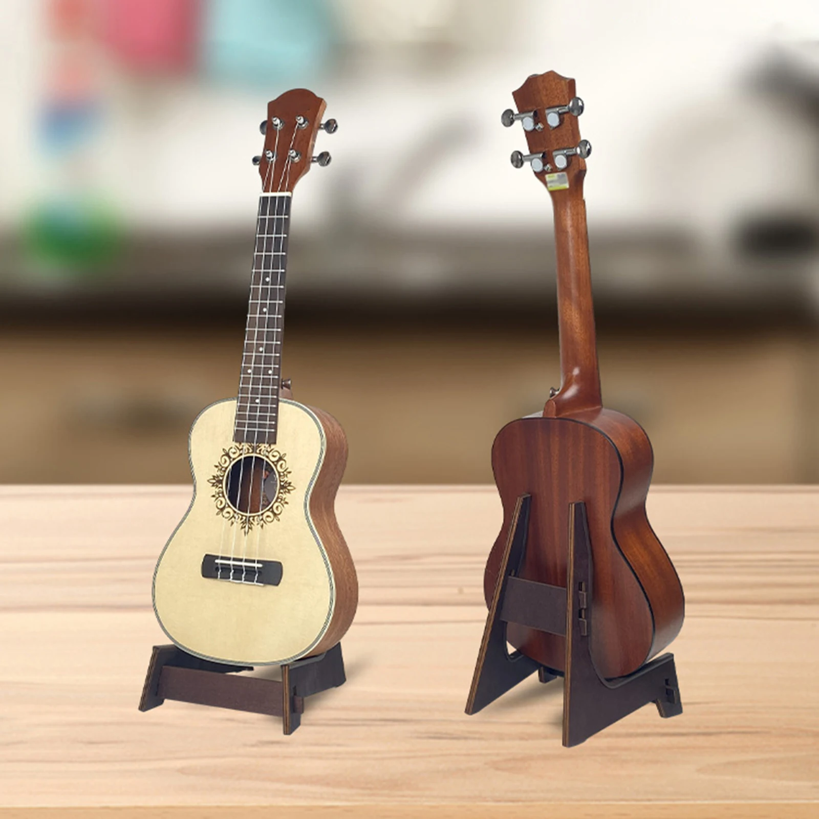 Guitar Floor Stand Wooden Guitar Stand Floor Guitar Support Stand Ukulele Storage Rack