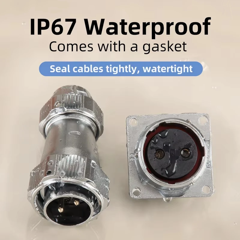 

Водонепроницаемый электрический разъем ZHQCN WY/HY16 TE+Z IP67 с 2-10 контактами для механического оборудования и видео-аудио систем