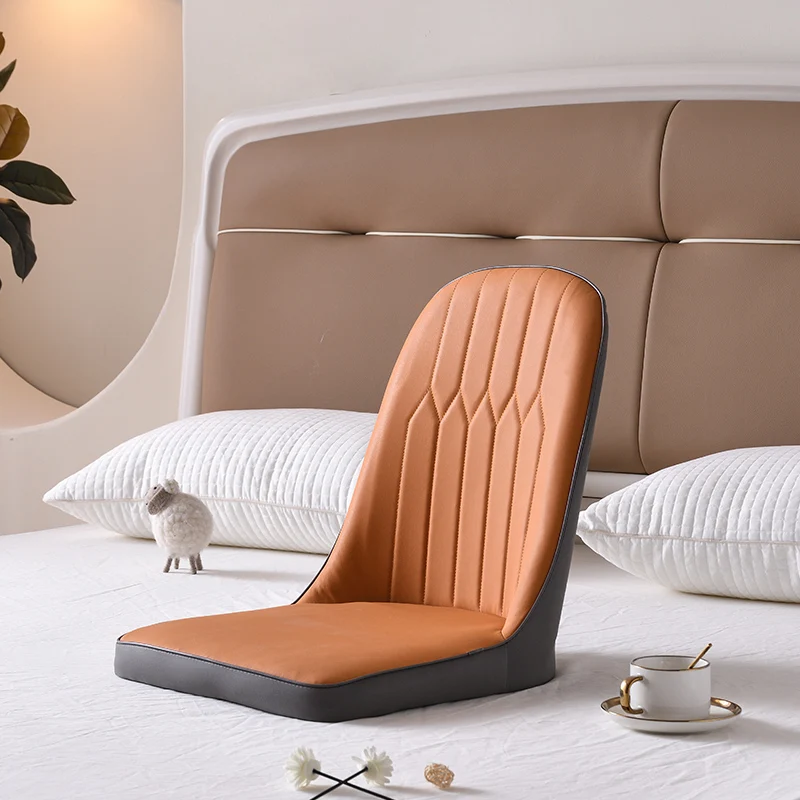 

Modern Legless Floor Chair Japanese Bed Tatami Backrest Seat Cushion Comfortable Ergonomic Lounger Living Room Single Sofa Stool