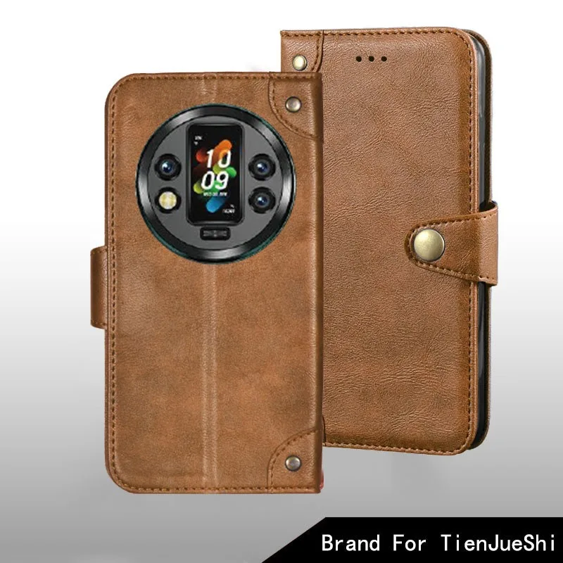 For Oukitel WP200 Pro case Metal Buckle retro Leather Back Case Cover For Oukitel WP200 Pro Phone Accessories