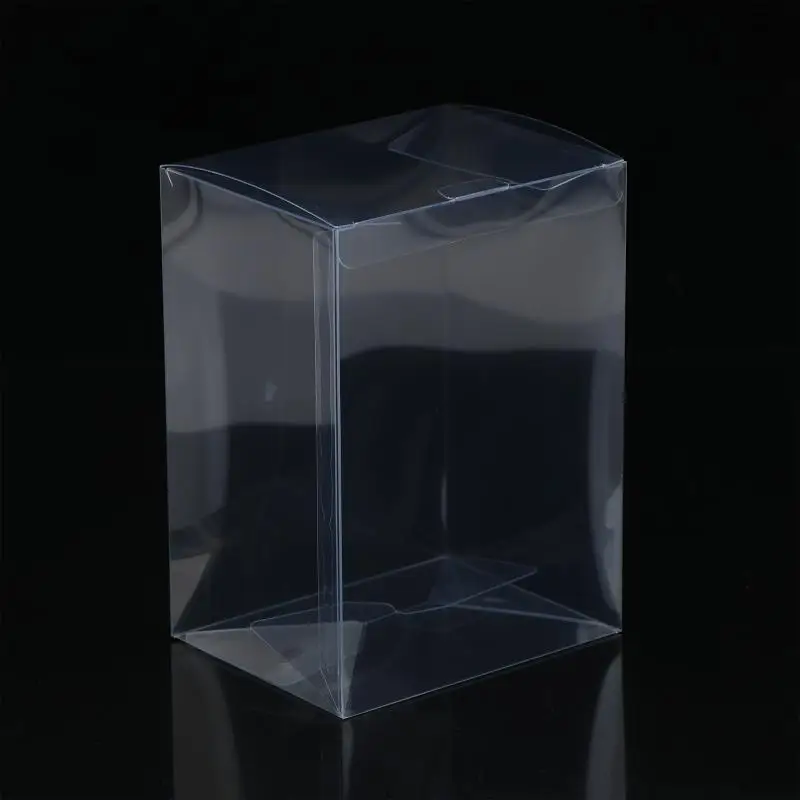 5Pcs 118×92×162mm Clear Display Case Compatible With 4 Inch Vinyl Figures Heavy Duty Protective Box With Locking Tab