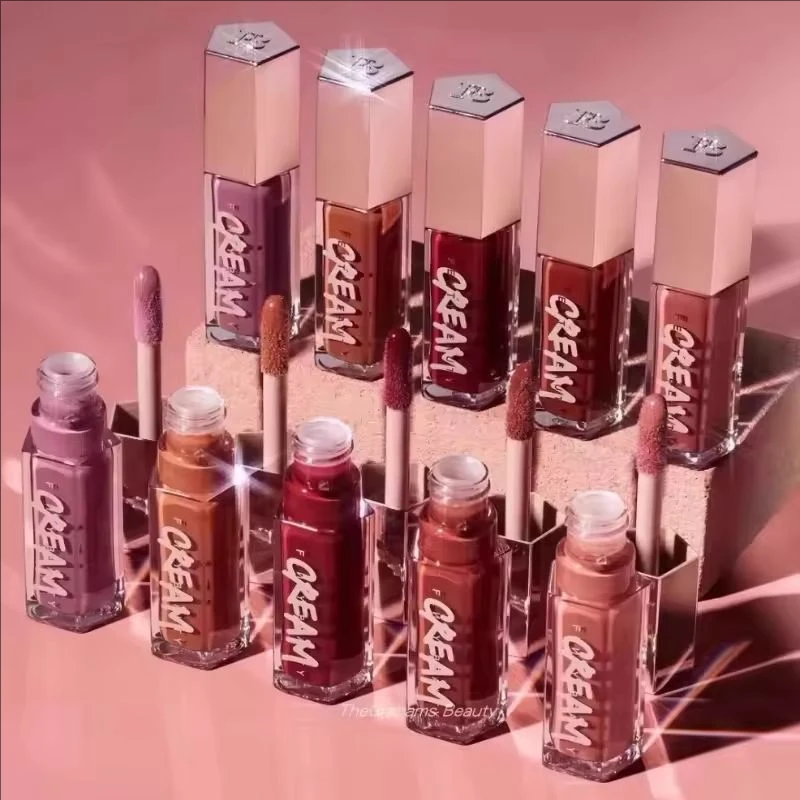 مزدوج 11 مهرجان أفضل بائع Fenty Beauty 15 لون الشفاه الصقيل عالي اللمعان الماس متلألئ الزجاج مثير مستحضرات التجميل المغذية