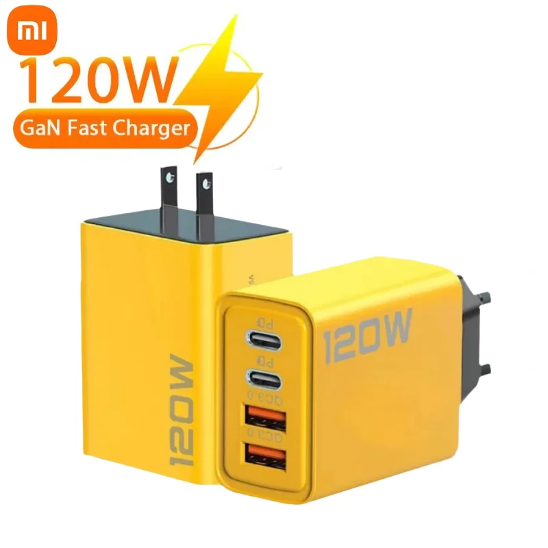 Xiaomi 120W Fast Charger Quick Charging Adapter For Redmi A2 Note 12 11 10 9 8 Pro IPhone Samsung QC3.0 USB Charger Type C Cable