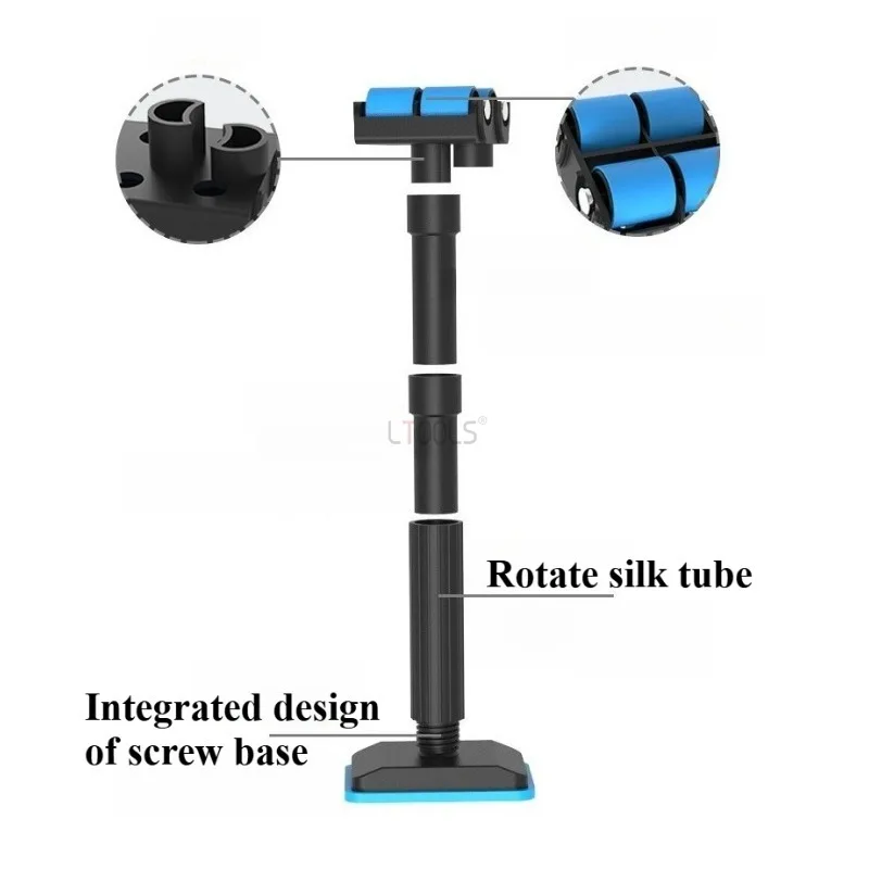 Cadre de Support de poulie pour Installation d'armoire de salle de bain, Support de levage réglable pour économie de travail, dispositif de Support de Construction