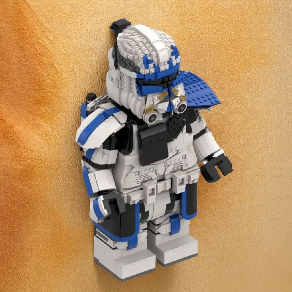 

2002pcs MOC Captain Rex Phase 2 Megafigure DIY Republic Captain Statue - MegaFigure Model Building Blocks Birthday Toys Gift