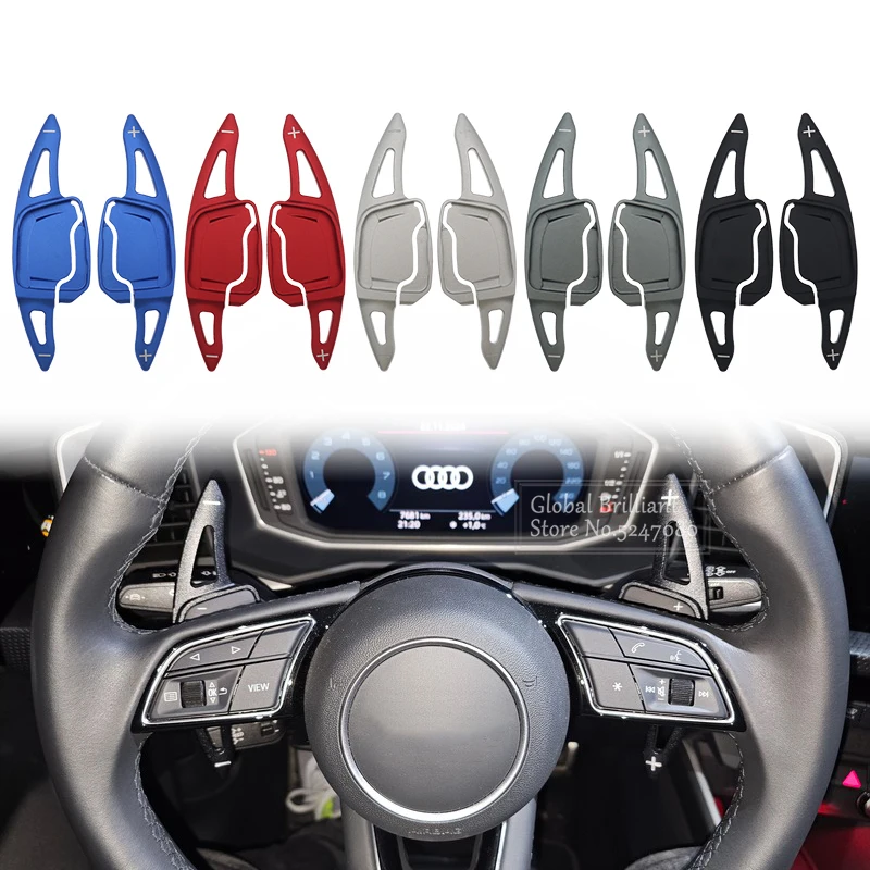 

Car Steering Wheel Paddle Shifter DSG Extension For A1 A6L A7 A8 S4 S7 2019 2020 2021 A4L S4 S8 2020 2021 2022 A3 2021 2022