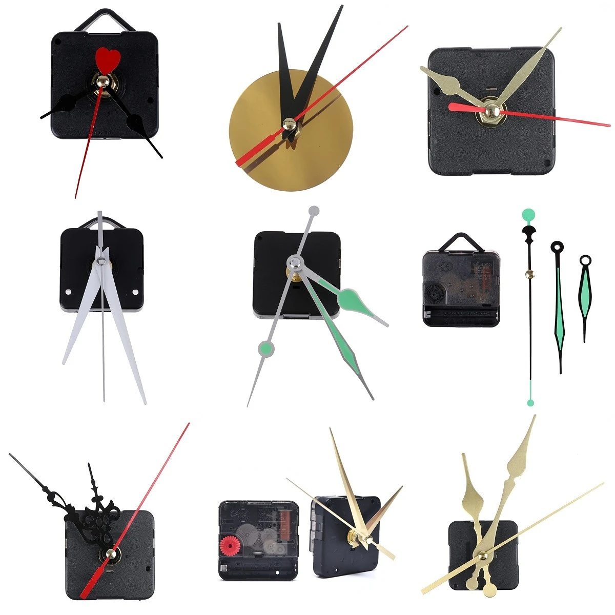 Clock Mechanism DIY Quartz Watch Silent Wall Clock Movement Quartz Repair Movement Clock Mechanism Parts Clock Parts With Needle