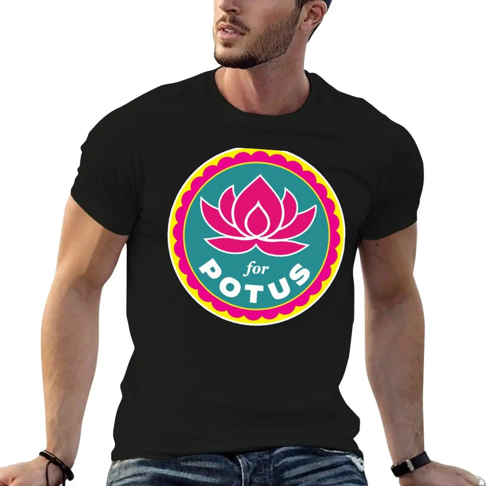 LOTUS for POTUS T-Shirt essential t shirt boys animal print big and tall t shirts for men