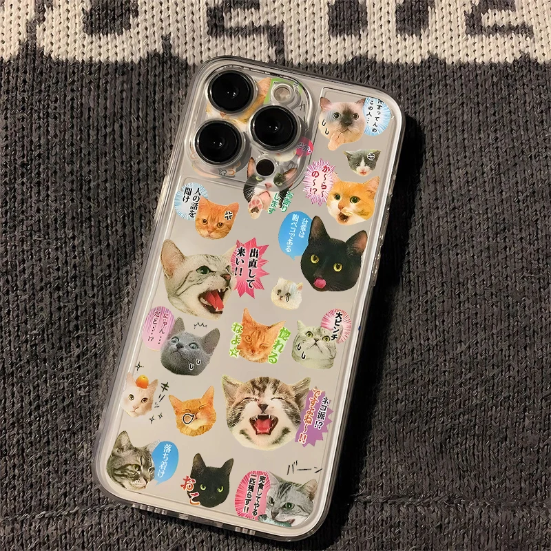 Lmmcjj Rabbit Bunny Clmj Cat Dog Phone Case For iPhone 16 15 14 13 12 11 Mini Pro Max X XR XSMax 7 8 Plus SE20 Transparent Cover