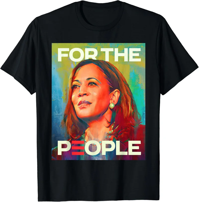 Kamala Harris Graphic T Shirt For President 2024 That Little Girl Was Me T-Shirt Fashion Oversized Short Sleeves Tops Tees