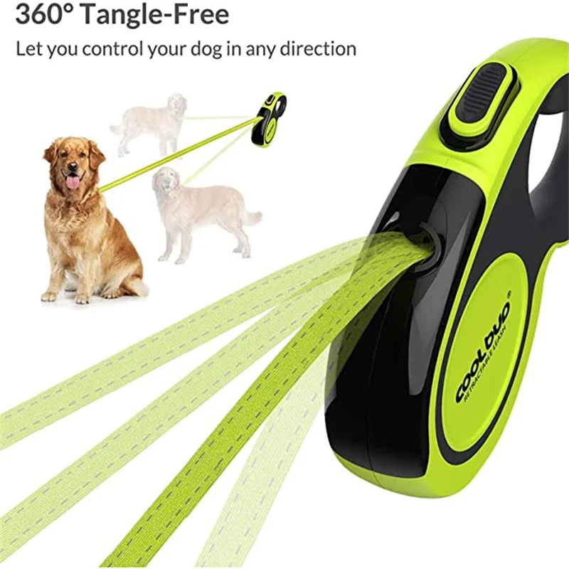 5M Luxus-Hundeleinen, einziehbare Hundeleine für große und mittelgroße Hunde, Katzen, Welpen, Zubehör, kleines automatisches Verlängerungsband – Detail 2