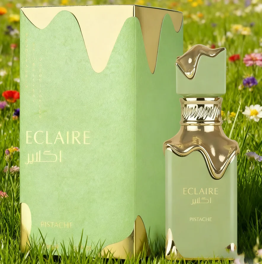

Eclaire Pistache Delicious Unisex Perfume 3.4oz/100ML New, long-lasting and sweet, perfect choice for Christmas and New Year gif