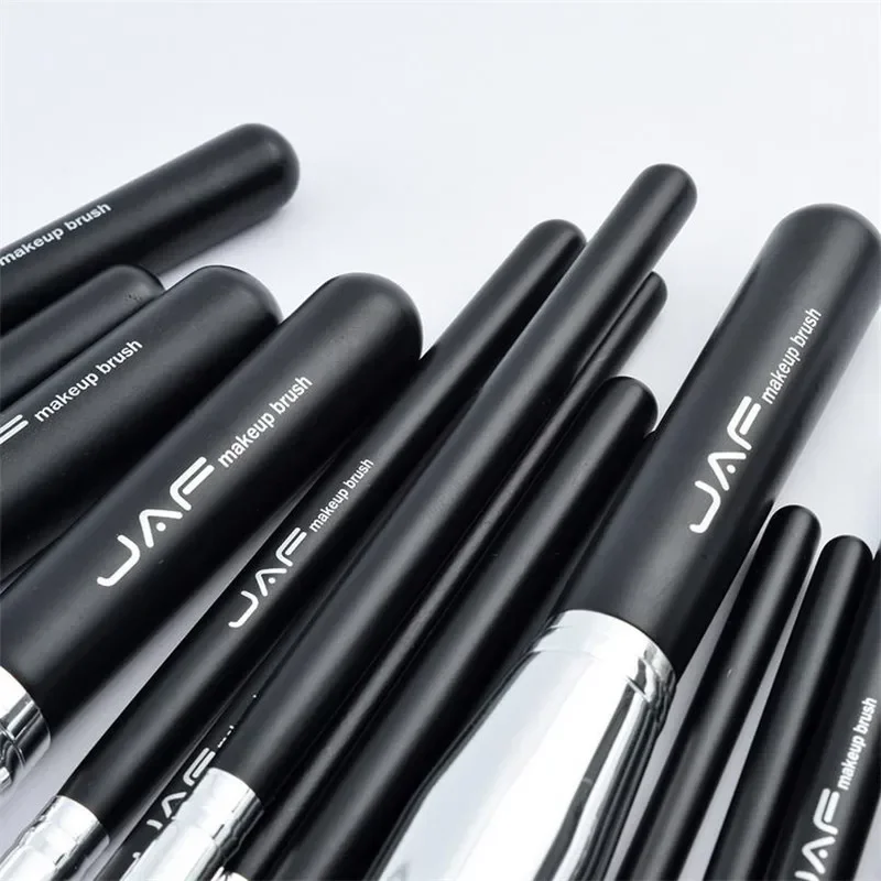 JAFプロフェッショナル8本セットメイクブラシセット収納袋付きソフトアニマルヘアパウダーアイシャドウブラシ brochas maquillaje