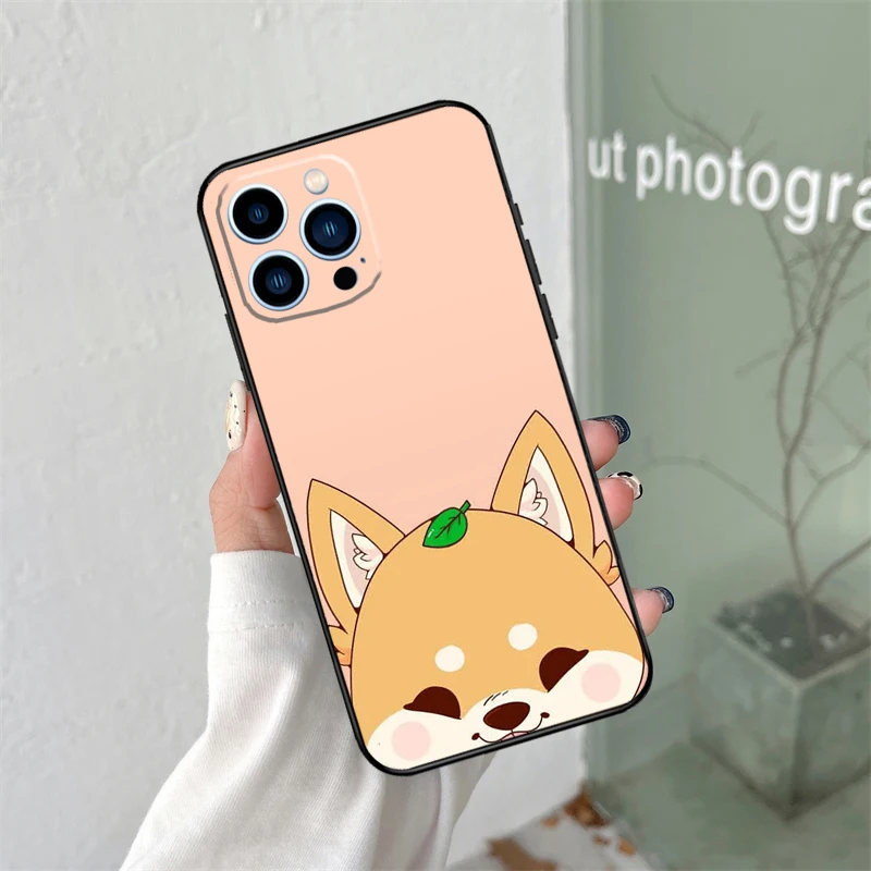 เคสสัตว์ Shiba Inu สำหรับ iPhone 15 12 13 MINI 11 12 13 13 14 PRO MAX x XS MAX 7 8 plus SE 2020 XR เคสโทรศัพท์