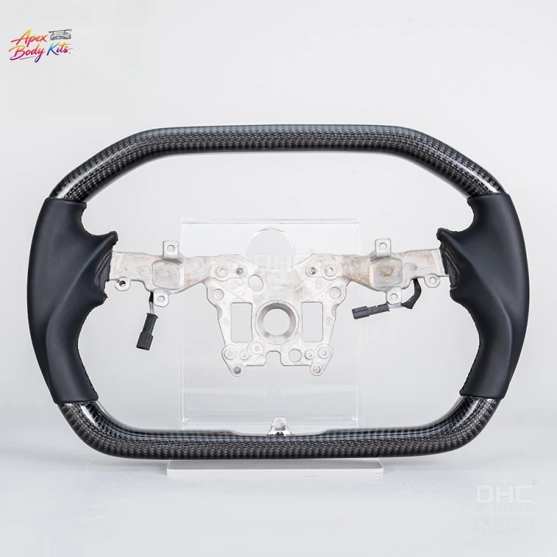 Suitable for  Tesla Cybertruck 24-25 modified carbon fiber off-road touring car steering wheel