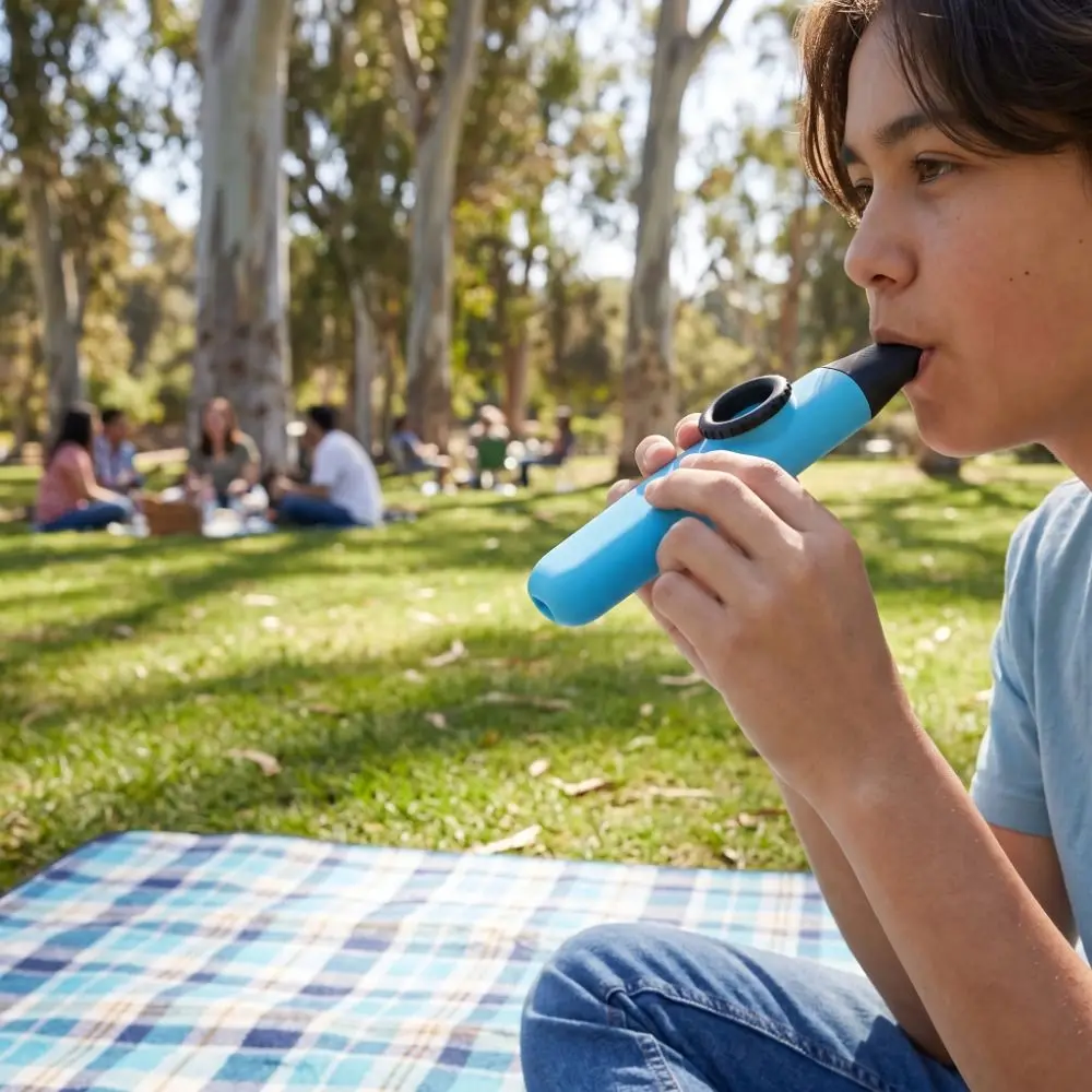 Portable Mini Kazoo Flute Reusable Lightweight Wind Instrument Easy To Learn With Lanyard Musical Whistle Accompaniment Playing