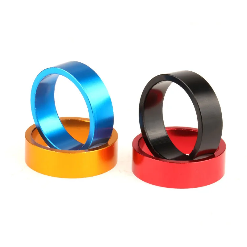 Alloy Bicycle Stem Washers 5/10mm Height 28.6mm Aluminum Cycling Accessories MTB Mountain Bike Fork Gasket Spacer 1-1/8