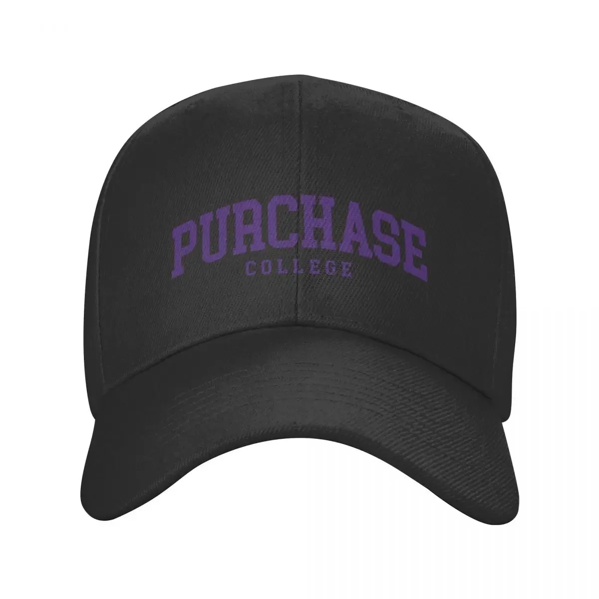 suny purchase - college font curved Baseball Cap Snap Back Hat black Brand Man cap Hat Beach Golf Men Women's