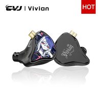 CVJ Vivian In Ear Earphones 10mm Dynamic Driver suitable for Music and Gaming 0.78mm Detachable Cable HiFi Sound Quality