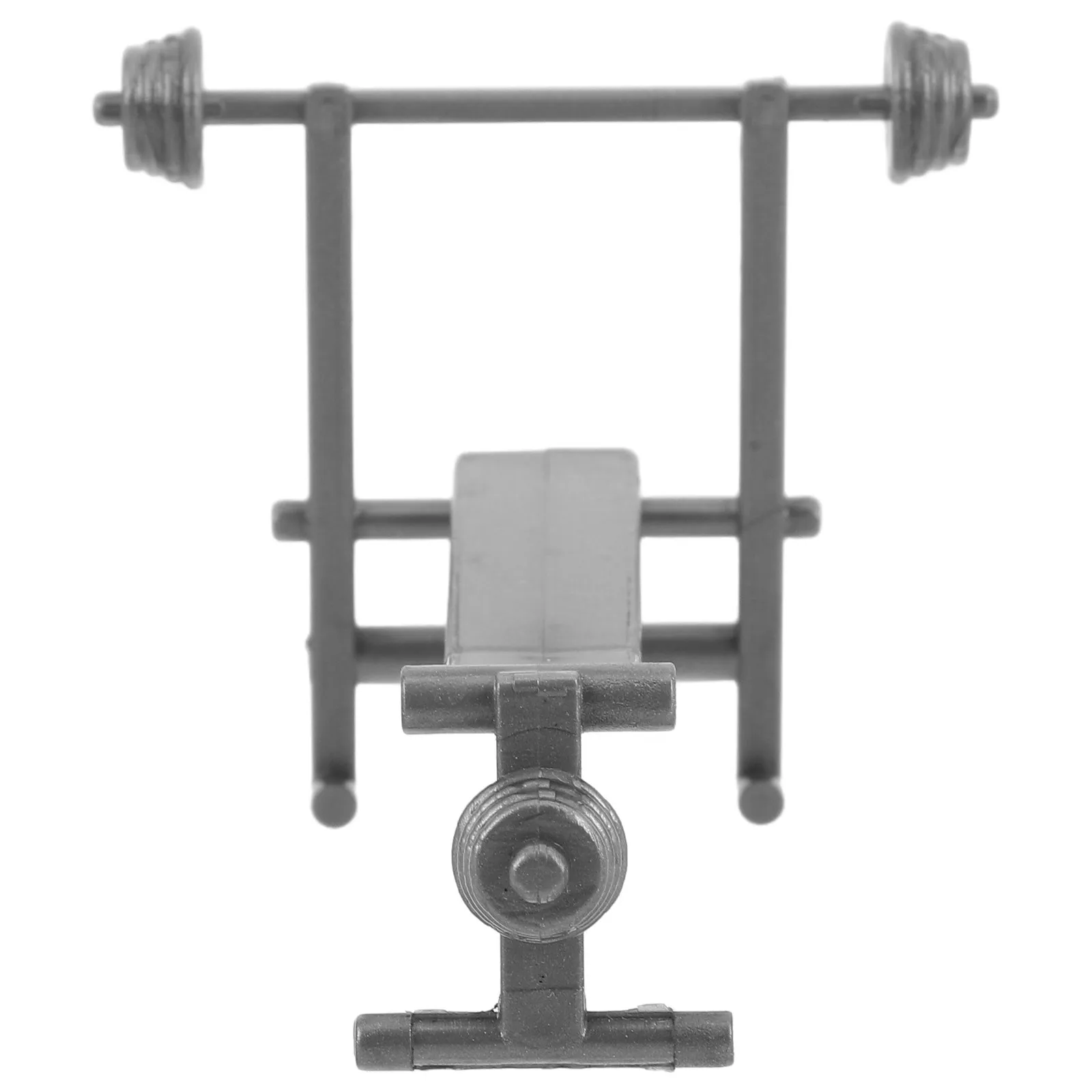 Tiny Indoor Gym Set for Dollhouse Miniature Weight Bench Dumbbells Exercise Equipment Realistic DIY Crafting Fitness Scene Decor