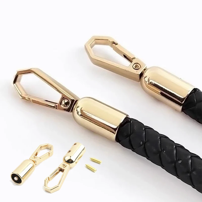 1PC Bag Strap Metal Buckle With 2 Screws Detachable Rotatable Lobster Clasps Hook Connector Bag Hanger Bag Hardware Wholesale