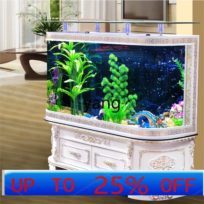 LH living room household floor lazy water-free large landscaping ecological aquarium