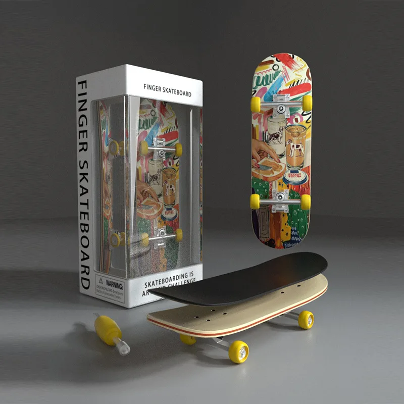 2025 Nuovo Giocattolo Dito Skateboard Hobby Novità Antistress Sensoriale Tastiera Giocattoli Mini Regalo Divertente Per I Bambini Ragazzo