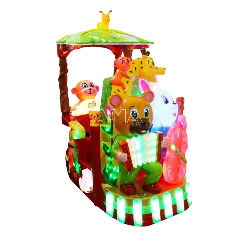 

AMA Amusement Park Electronic Swing Car Coin-Operated Kiddie Rides and Arcade Games for Sale