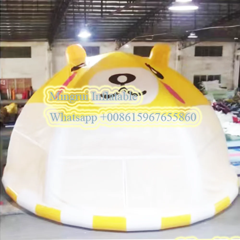 

Inflatable Umbrella water dome swimming pool with cartoon tent lovely for water play