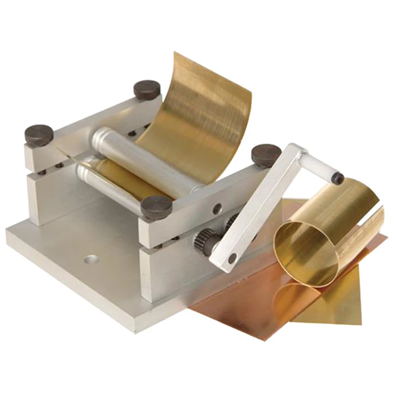 Slip Roll Machine for Metal Bending DIY Manual Plate Rolling Machine Aluminium Alloy Precision Sheet Bending Rolling Machine