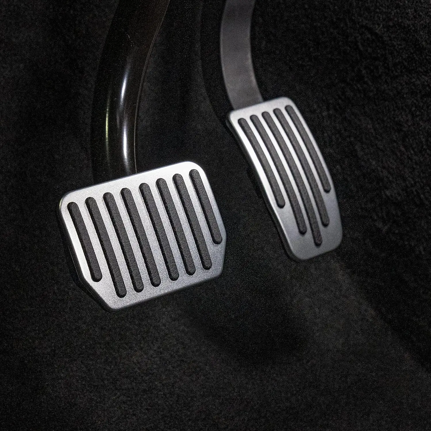 ل جديد تسلا نموذج Y إطلاق 2025 + العرعر 2025 دواسات القدم غطاء الملحقات عدم الانزلاق PC سبيكة + ABS مسرع الغاز الوقود الفرامل