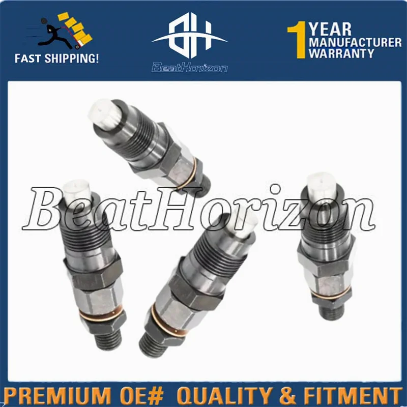 

4 pcs WL WLT WL-T WL02-13-H50105148-1480 Fuel Injector Nozzle Assy Set forMazda PROCEED B-SERIE BRAVO UN 2500 2.5D/TD