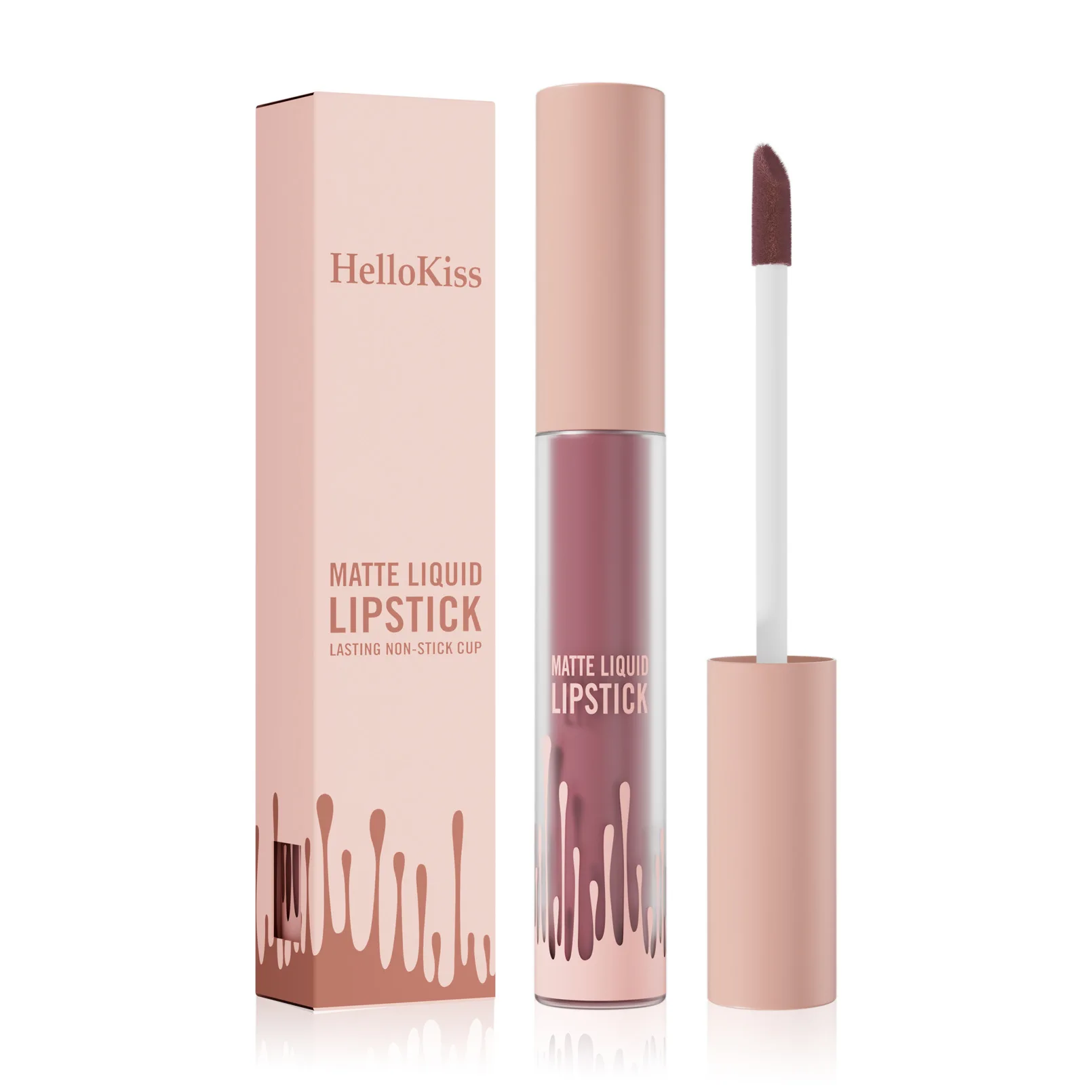 Matte Lip Glazuur Met Make-Up Met Kleur Lipglazuur Fluwelen Vloeibare Lippenstift 2024 Nieuw