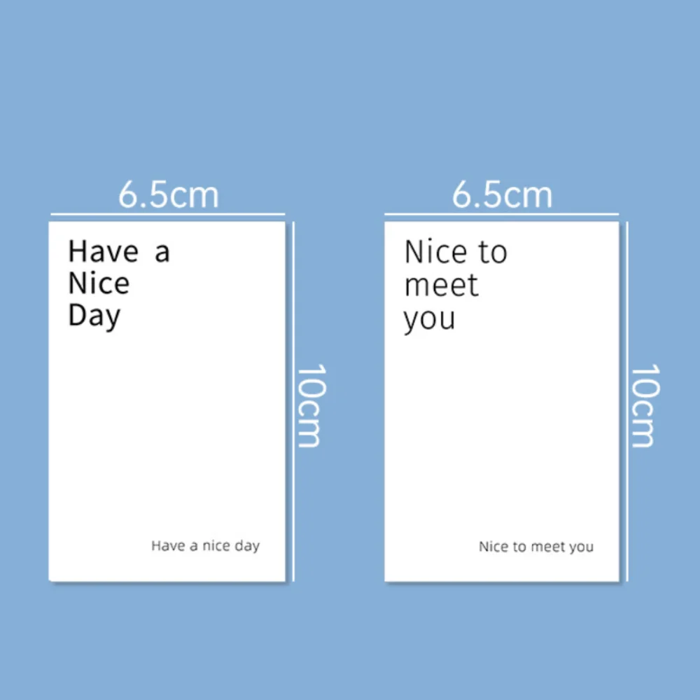 Adhesive Gift Box Sealing Sticker Solid Color Paper 50 sheets/pack Gift Package Stickers Front Sticker