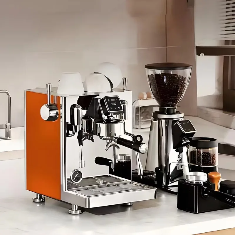 

Convenient Stainless Steel Semi-Automatic Industry Cafe Office Espresso Machine for Tailgate Coffee