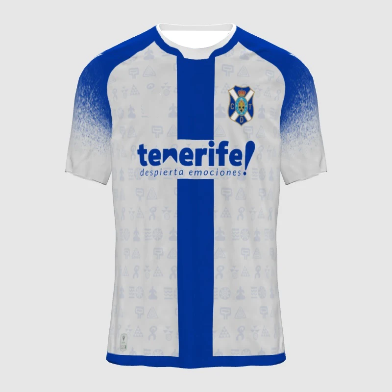 Teneriffa Fußballtrikot 26-27 Enric Gallego Sporttrikot 18 Trikot 2026 Sommer Herren Sporttrikot Atmungsaktiv Schnelltrocknend Y2K-Stil – Detail 5