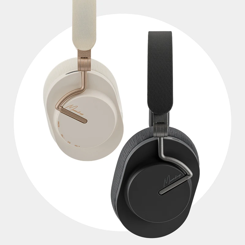 MOONDROP EDGE 고충실도 휴대용 무선 ANC 헤드폰 Bluetooth 5.4 LDAC 헤드셋 크기 비교