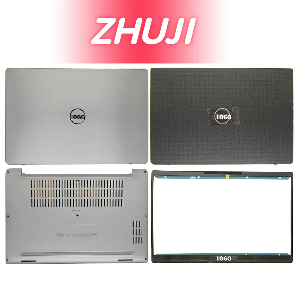 

NEW Silver For DELL Latitude 7400 E7400 Laptop LCD Back Top Cover Front Bezel Bottom Case Shell