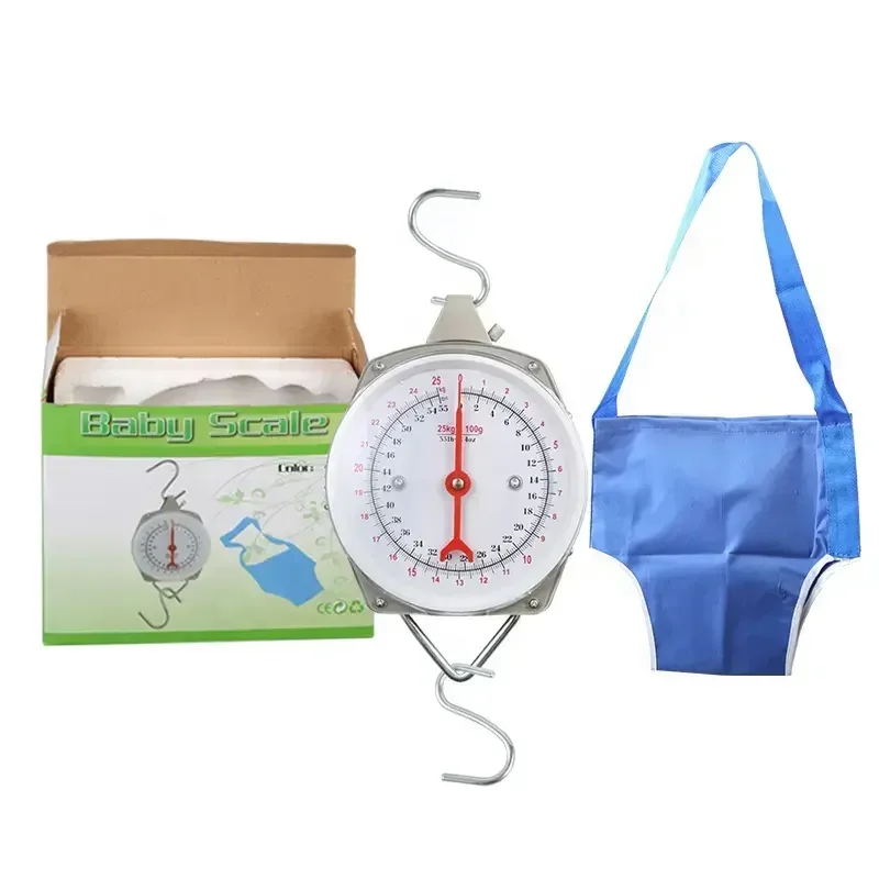 Portable Mechanical Baby Weighting Scale 25-100kgs Manual Hanging Baby Spring Scale