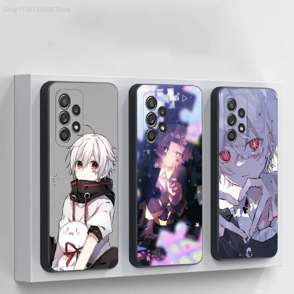 

Singer M-Mafumafu Phone Case For Samsung S 25,24,23,22,30,21,10,9,Ultra,Plus,Lite,FE,4,5G Black Soft Case