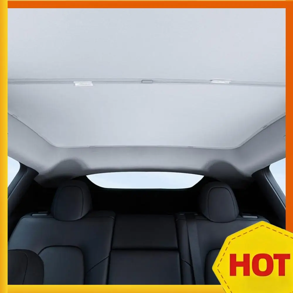 

Front Rear Skylight Sunshade UV Protection Front & Rear Top Glass Window Roof Shade for for for for TESLA Model 3 Highland 2024
