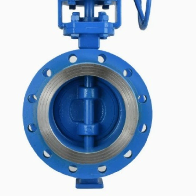 

Cast steel eccentric butterfly valve D343H-16C hard seal flange butterfly valve DN40 three