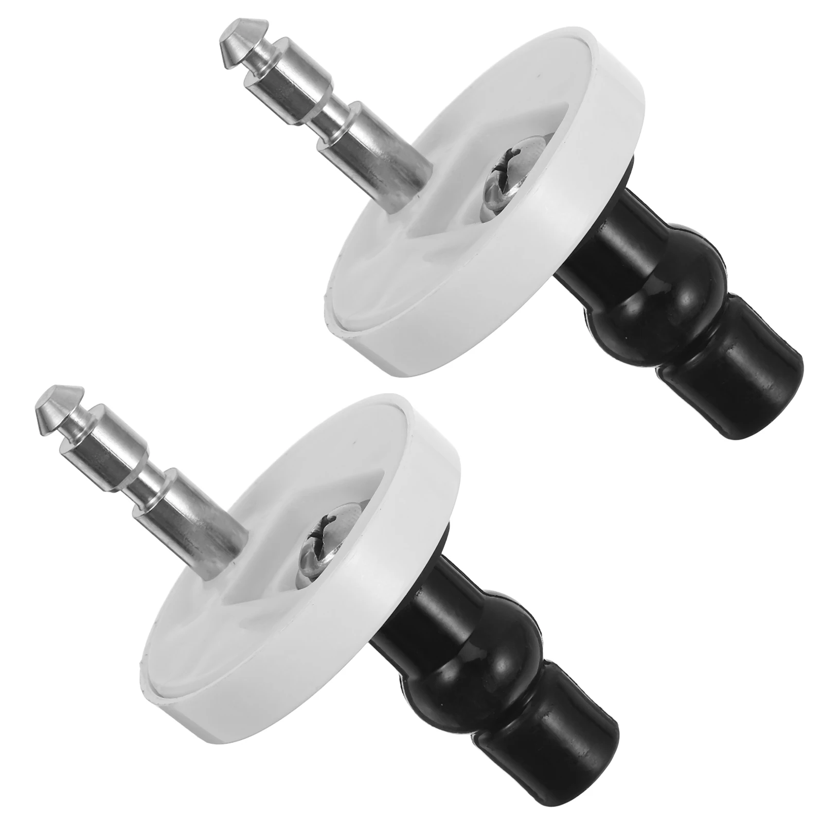 

2 Pcs Toilet Seats Fixing Screws Bolts Toddler Hinge Fixings for Quick Release Nut White Fittings and Fixtures
